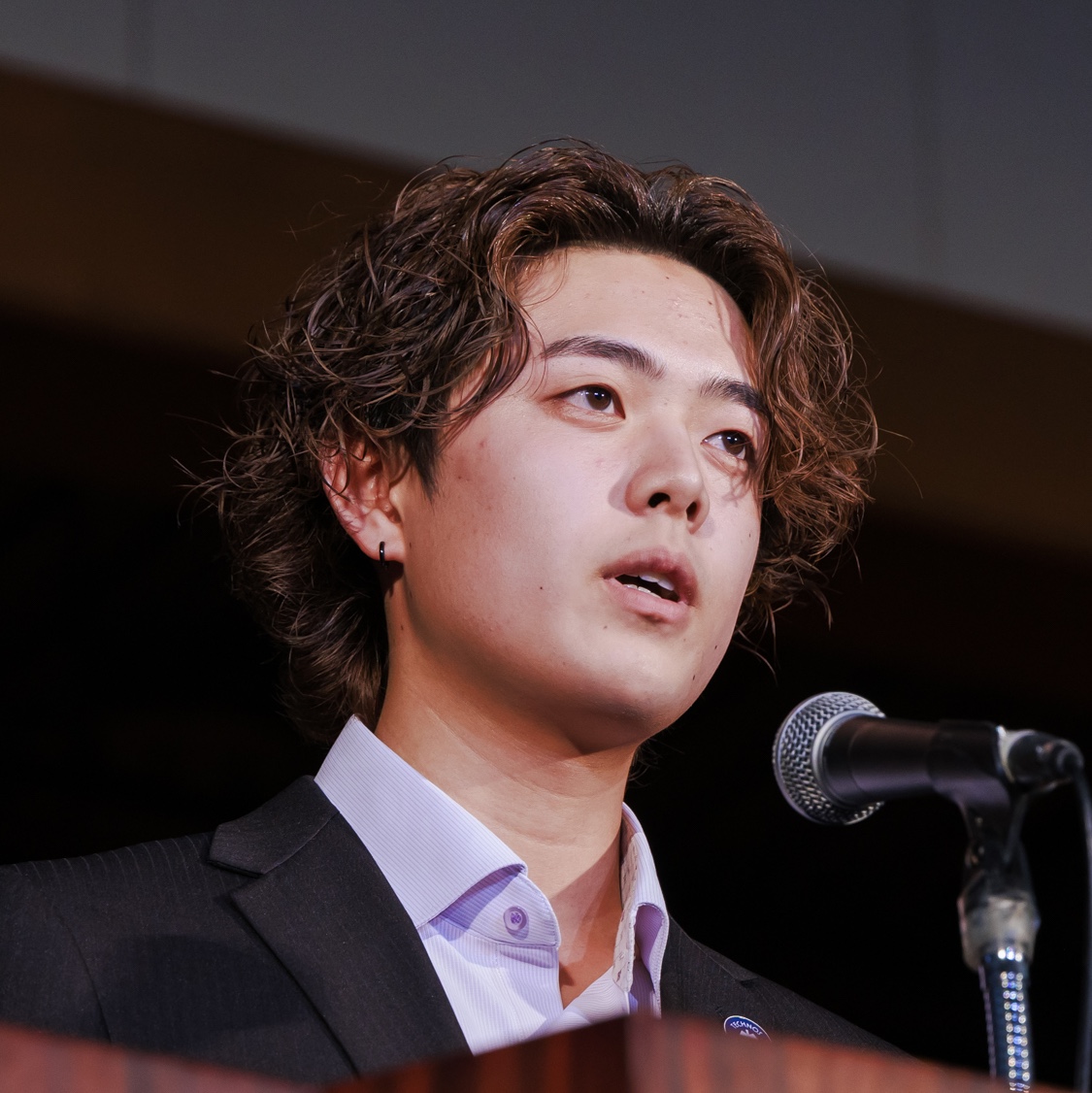 全力で挑戦する表情